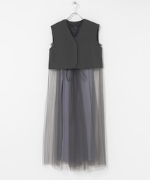 URBAN RESEARCH ROSSO WOMEN | ベストセットチュールドレス(ワンピース)