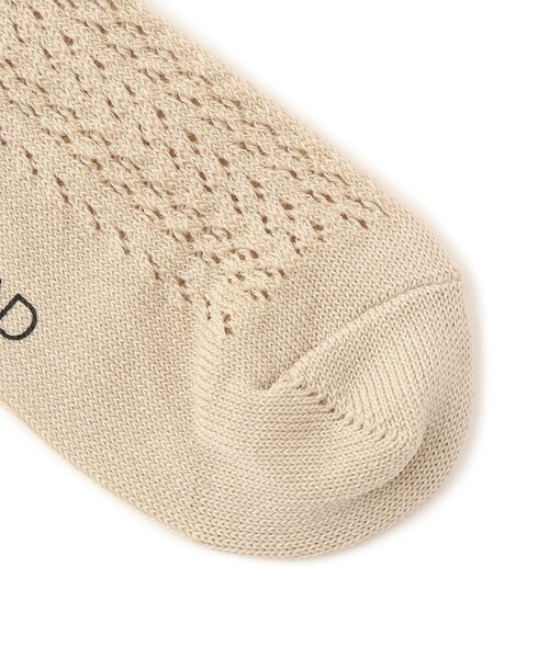 ADAM ET ROPE'（アダムエロペ）の「【CONLEAD（コンリード）】Lace Long（ソックス/靴下・レディース・ブラック/ホワイト/ベージュ系・F）」の8枚目の写真