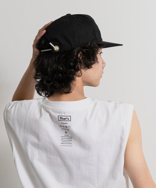THE GOODLAND MARKET（ザグッドランドマーケット）の「Western Hydrodynamic Research　PROMO HAT（キャップ・メンズ・BLACK/BROWN/NATURAL/NAVY・FREE）」の6枚目の写真