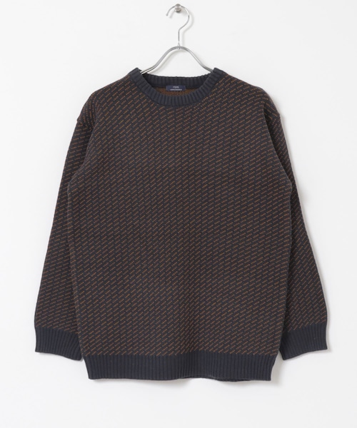 ITEMS URBANRESEARCH(アイテムズ アーバンリサーチ)の「マシンウォッシャブル バーズアイ クルーニット(ニット/セーター・メンズ・BEG/NVY/BLK・M/L)」の21枚目の写真