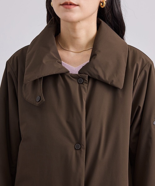 ADAM ET ROPE'(アダムエロペ)の「【J'aDoRe・店舗限定】【DESCENTE ALLTERRAIN(デサント オルテライン)for SALON】別注ステンカラーパフコート(ステンカラーコート・レディース・ブラウン/ベージュ系・F)」の20枚目の写真