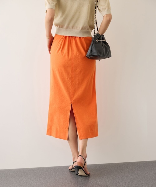 ROPE'（ロペ）の「[美人スカート]リネンストレッチポケット付きタイトスカート/イージーケア・26SS（スカート・レディース・チャコール/ベージュ/ピンク/オレンジ・36/38/40）」の20枚目の写真