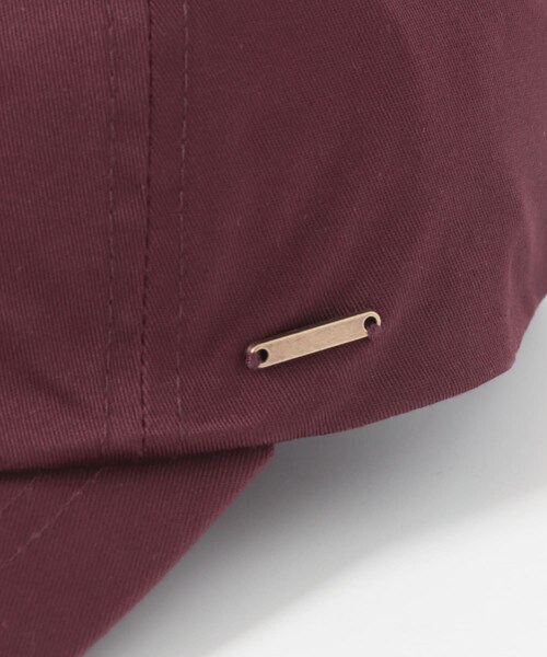 URBAN RESEARCH DOORS(アーバンリサーチドアーズ)の「ツイルプレートキャップ(キャップ・レディース・CHARCOAL/GRIEGE/BURGUNDY・-)」の12枚目の写真