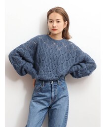 Ungrid | 透かし編みルーズニット(ニット/セーター)