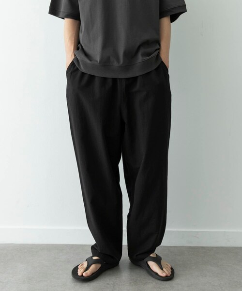 URBAN RESEARCH Sonny Label（アーバンリサーチサニーレーベル）の「リネン混ワイドイージーパンツ（その他パンツ・メンズ・ブラック/ベージュ・S/M/L）」の16枚目の写真