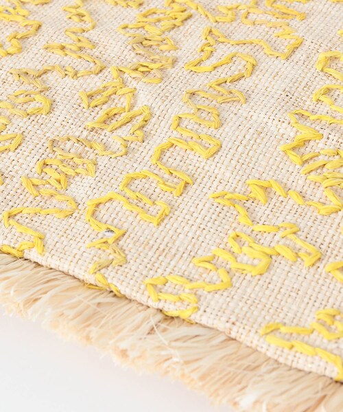 KBF（ケイビーエフ）の「LARONE　ウエーブ柄クラッチ∴（クラッチバッグ・レディース・BLACK/YELLOW・FREE）」の9枚目の写真