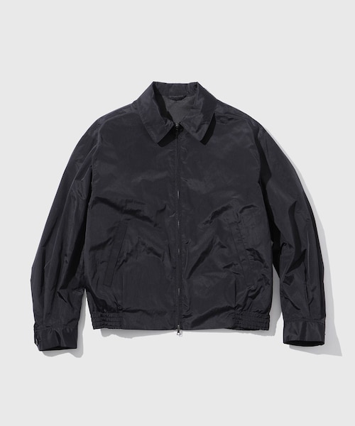 ADAM ET ROPE'（アダムエロペ）の「【blurhms/ブラームス】Poly-Silk Zip Jacket（その他アウター・メンズ・ブラック・2/3/4）」の3枚目の写真