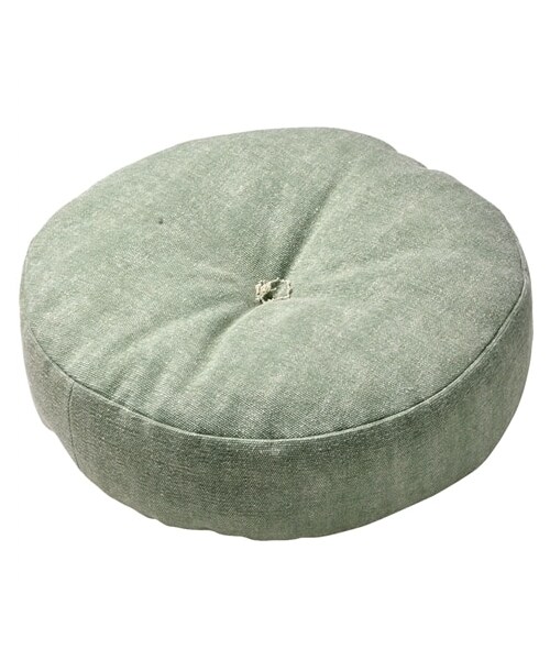 nissen（ニッセン）の「10色から選べる綿100%のフロアクッション（クッション/クッションカバー・メンズ・アイボリー/ライトブルー/ライトグリーン/ライトベージュ/マスタード/ピンク/カーキ/ネイビー/ブラウン/グレー・約45×45cm）」の4枚目の写真