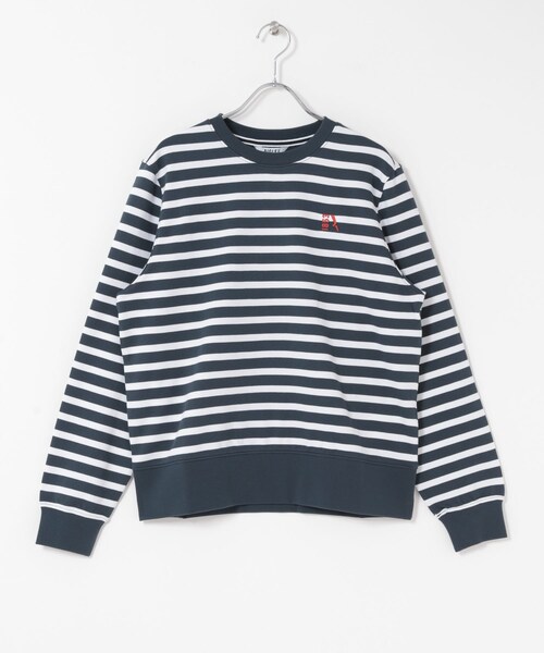 THE GOODLAND MARKET（ザグッドランドマーケット）の「AIGLE　UVカット フレンチテリーストライプスウェット（スウェット・レディース・ABYSSE/EMPIRE/ICE BLUE・36/38）」の17枚目の写真