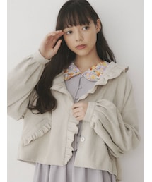 merry jenny | フリルコールショートジャケット(その他アウター)