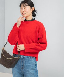 URBAN RESEARCH ROSSO WOMEN | スーパーファインラムズウールショートニット(ニット/セーター)