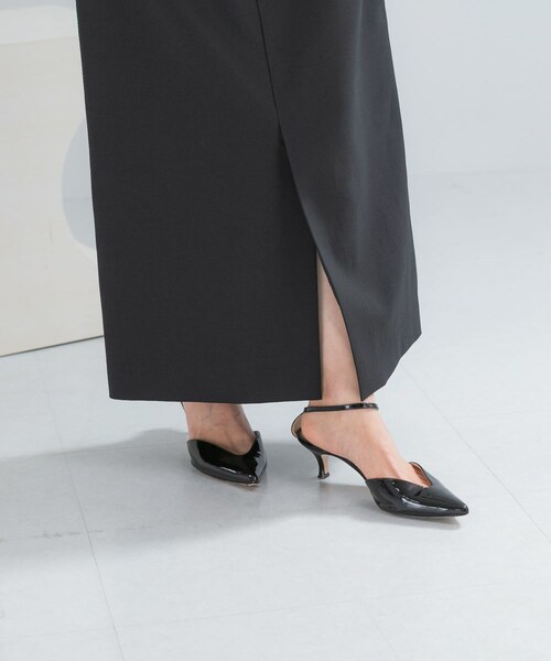 URBAN RESEARCH ROSSO（アーバンリサーチロッソ）の「ベルト付ツイルストレッチスカート（スカート・レディース・WHITE/BLACK・36/38）」の18枚目の写真