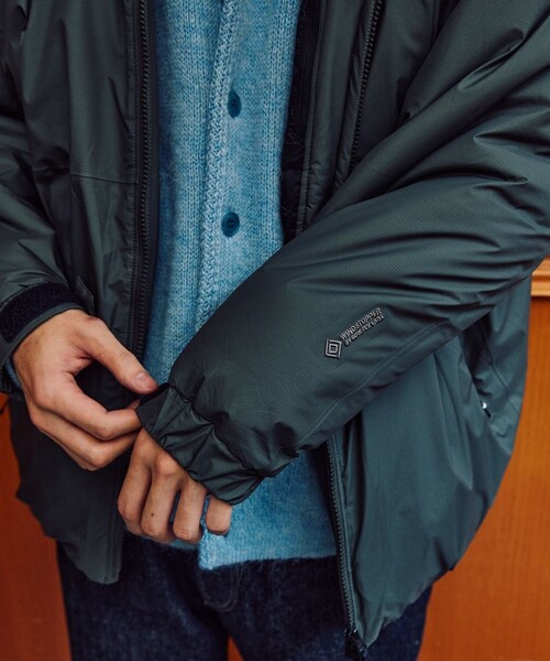 ADAM ET ROPE'（アダムエロペ）の「【GOLDWIN/ゴールドウィン】WINDSTOPPER BY GORE-TEX LABS Puffy Jacket（ダウンジャケット/コート・メンズ・ブラック/ダークブラウン/グリーン・1/2/3/4）」の22枚目の写真