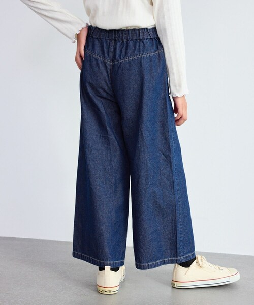 ROPE' PICNIC(ロペピクニック)の「【KIDS/キッズ】ハートポケットストレートワイドデニムパンツ(デニムパンツ・キッズ・ネイビー/サックス・L/M/S)」の10枚目の写真