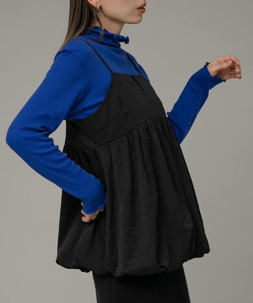 URBAN RESEARCH Sonny Label（アーバンリサーチサニーレーベル）の「バルーンキャミビスチェブラウス（その他トップス・レディース・グレージュ/ブラック/チャコール・FREE）」の5枚目の写真