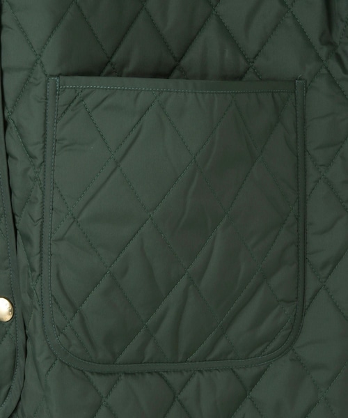 ROPE'（ロペ）の「【SPORTY & RICH（スポーティアンドリッチ】The Carlyle Script Nylon Quilted Jacket（ナイロンジャケット・レディース・グリーン・F）」の9枚目の写真