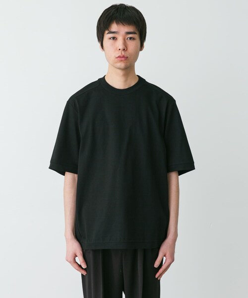 URBAN RESEARCH DOORS(アーバンリサーチドアーズ)の「STILL BY HAND HALF SLEEVE SWEAT T-SHIRTS(Tシャツ/カットソー・メンズ・PINK BEIGE/WHITE/B.CHARCOAL/BLACK・46/48/50)」の11枚目の写真