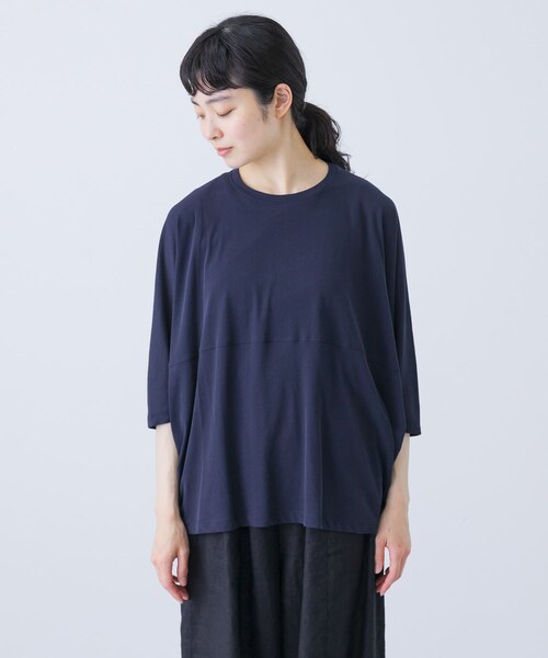 かぐれ（カグレ）の「1dozen　スピンドルTシャツ（Tシャツ/カットソー・レディース・Black/Navy・1）」の11枚目の写真
