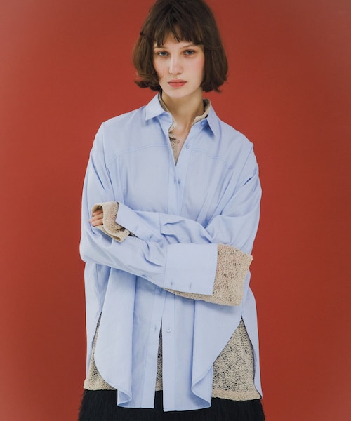 LAATO（ラート）の「loose shirts（シャツ/ブラウス・レディース・ミスト/シャドウ/スプリング・Free）」の3枚目の写真