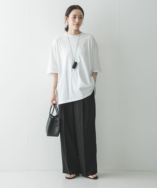 URBAN RESEARCH（アーバンリサーチ）の「HANES　リバーシブルTシャツ by THE DODO JEAN（Tシャツ/カットソー・レディース・WHITE/BLACK/RED・S/M/L）」の22枚目の写真