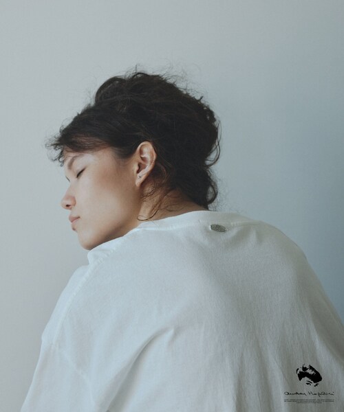 ADAM ET ROPE'（アダムエロペ）の「【AUDREY HEPBURN COLLECTION BY JUN】フォトプリント Tシャツ（Tシャツ/カットソー・レディース・ホワイト/ホワイト系・F）」の15枚目の写真