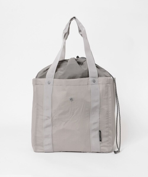 EKAL（エカル）の「TINY GARDEN PRODUCTS　パッカブルクールバッグ（トートバッグ・レディース・KHAKI/GRAY/ORANGE/BLACK・one）」の9枚目の写真