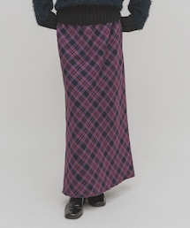 KBF | チェックナロースカート(スカート)