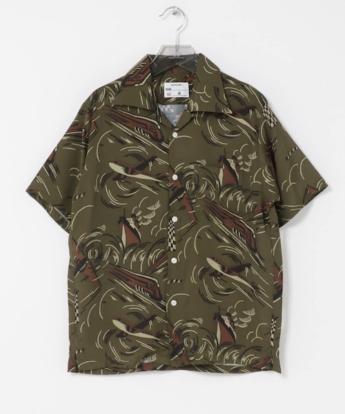 URBAN RESEARCH(アーバンリサーチ)の「NEXUSVII. TRANSPORTATION(シャツ/ブラウス・メンズ・BLACK/OLIVE・46/48)」の2枚目の写真