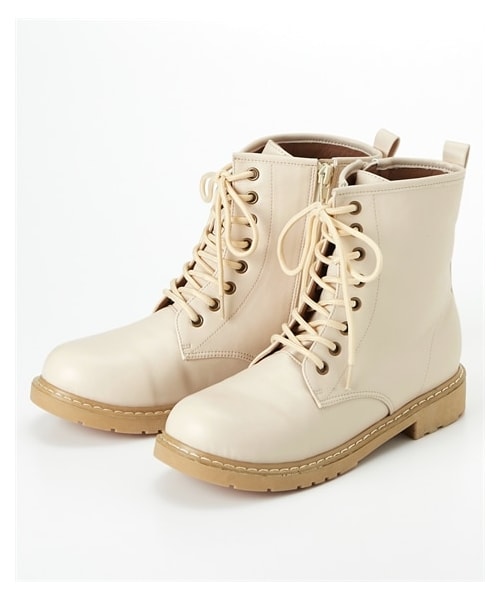 nissen（ニッセン）の「【ゆったり幅広】編上げショートブーツ（低反発中敷）（ワイズ４Ｅ）（ブーツ・メンズ・黒/ダークブラウン/エクリュ・M=23.0~23.5cm/4E/L=24.0~24.5cm/4E/LL=25.0~25.5cm/4E/3L=26.0~26.5cm/4E）」の21枚目の写真