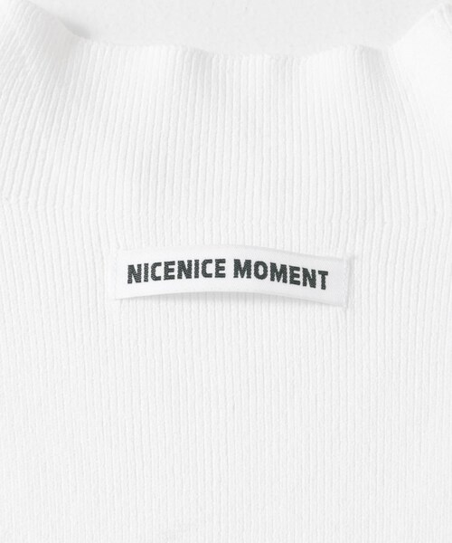 URBAN RESEARCH（アーバンリサーチ）の「NICENICE MOMENT　AMERICAN SLV CROPPED（タンクトップ・レディース・IVORY/BLACK・S/M）」の10枚目の写真