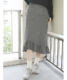 merry jenny | ギンガムマーメイドスカート(スカート)