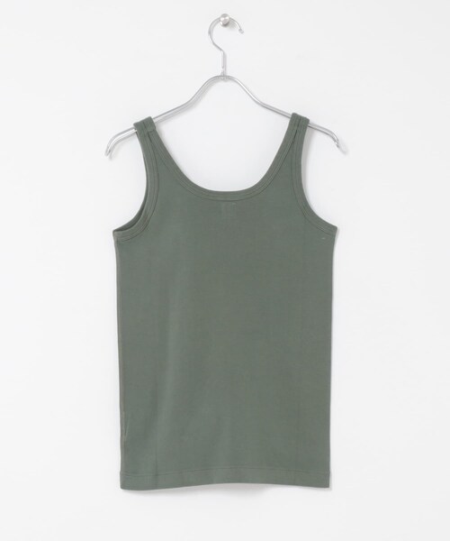 かぐれ（カグレ）の「blurhmsROOTSTOCK　CLASSIC RIB-FIT TANK TOP（タンクトップ・レディース・Off/Black/KhakiBlue・0）」の10枚目の写真