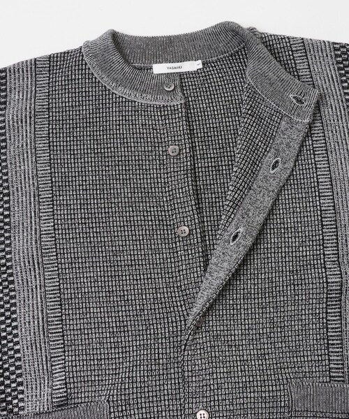 URBAN RESEARCH DOORS（アーバンリサーチドアーズ）の「YASHIKI　SHINRYO CARDIGAN（カーディガン/ボレロ・メンズ・BLACK/MIX GRAY/GREIGE・1/2）」の9枚目の写真