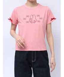 【メロクロコラボ】My MelodyミニギンガムTee