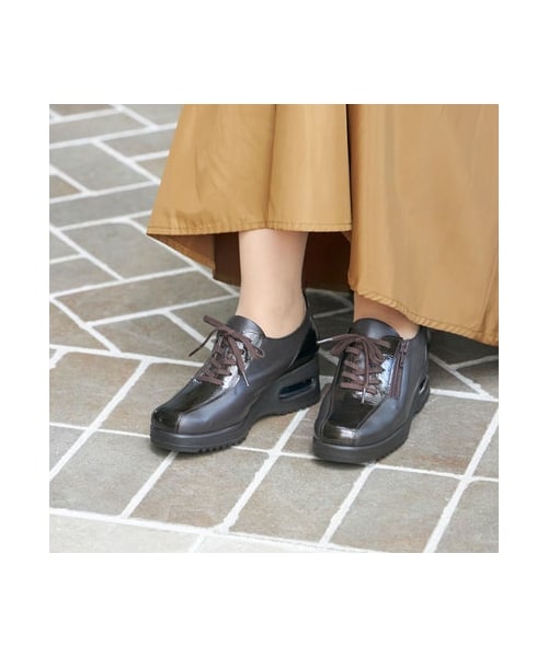 アトリエ Atelier 【3E】エアソールレースアップスニーカー