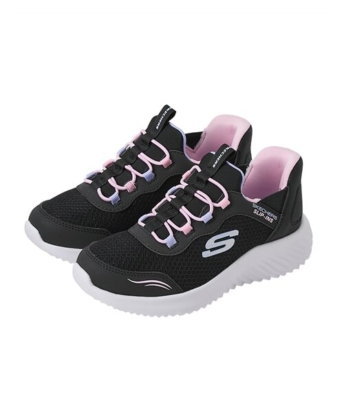nissen（ニッセン）の「【SKECHERS（スケッチャーズ）】スニーカー Slip-ins BOUNDER スリップインズ（女の子）（スニーカー・メンズ・ブラック/グレー/ラベンダー/ライトピンク/ターコイズ・18.0cm/19.0cm/20.0cm/21.0cm/22.0cm/23.0cm/24.0cm/25.0cm）」の6枚目の写真