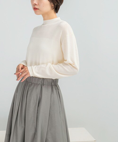 URBAN RESEARCH ROSSO（アーバンリサーチロッソ）の「GICIPI　PROCIONE（ニット/セーター・レディース・Panna/Nero/Mattone・3）」の6枚目の写真