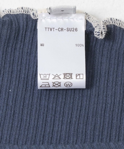 URBAN RESEARCH(アーバンリサーチ)の「BASERANGE VEIN T-SHIRTS(Tシャツ/カットソー・レディース・P BLUE・S)」の8枚目の写真