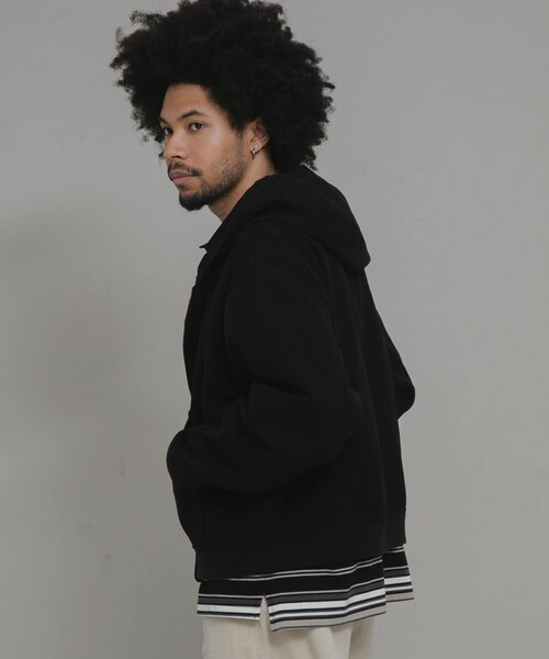 URBAN RESEARCH Sonny Label（アーバンリサーチサニーレーベル）の「ダックフーデッドショートブルゾン（ブルゾン・メンズ・キャメル/ブラック・M/L）」の5枚目の写真