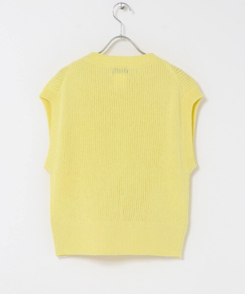 かぐれ(カグレ)の「Charpentier de vaisseu COTTON NO-SLEEVE KNIT(ベスト・レディース・D.GRY/L.YEL・1)」の5枚目の写真