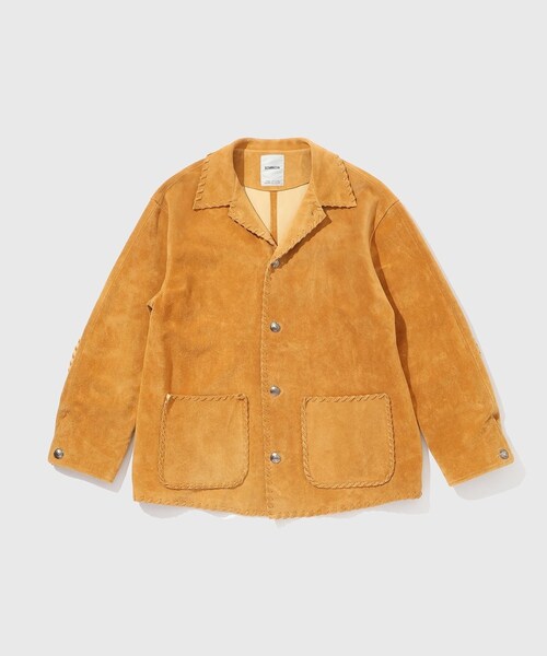 BOWWOW/バウワウ】WOVEN SUEDE COVERALL