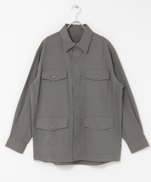 ITEMS URBANRESEARCH | 4-pocket ツイル フィールドシャツジャケット(ミリタリージャケット)