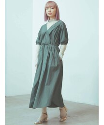 merry jenny | センターパートパフワンピース(ワンピース)