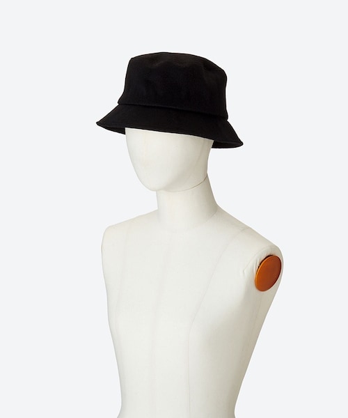ADAM ET ROPE'（アダムエロペ）の「【J'aDoRe限定】【KIJIMA TAKAYUKI(キジマ タカユキ)】PURE CASHMERE BUCKET HAT（ハット・レディース・ブラック/ベージュ・1/2）」の6枚目の写真