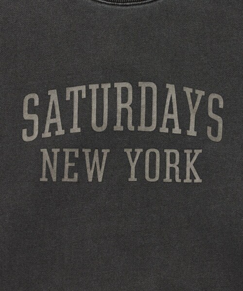 Saturdays NYC(サタデーズ ニューヨークシティ )の「Bowery Standard Crew(スウェット・レディース・ブラック/ネイビー/オレンジ・L/M/S)」の15枚目の写真