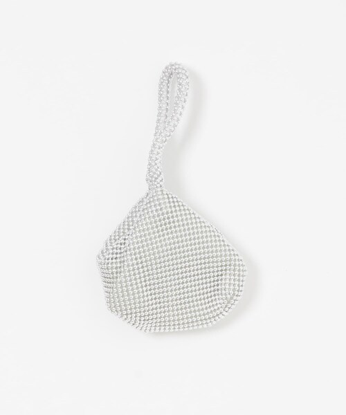 URBAN RESEARCH ROSSO（アーバンリサーチロッソ）の「メタルビーズミニバッグ（ハンドバッグ・レディース・SILVER/BLACK・-）」の8枚目の写真