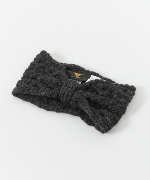 URBAN RESEARCH Sonny Label（アーバンリサーチサニーレーベル）の「HIGHLAND 2000　アルパカヘッドバンド（ヘアバンド・レディース・WHITE/CHARCOAL/CAMEL・one）」の7枚目の写真