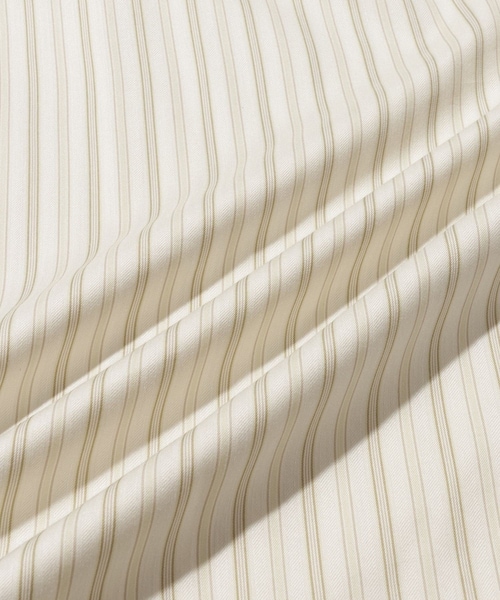 ADAM ET ROPE'（アダムエロペ）の「【AURALEE/オーラリー】COTTON SILK STRIPE STAND COLLAR SHIRT（シャツ/ブラウス・メンズ・キナリ/ブルー系・3/4/5）」の17枚目の写真