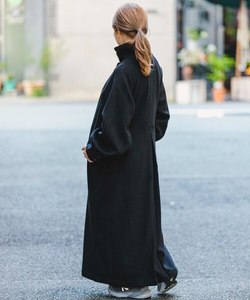 ITEMS URBANRESEARCH（アイテムズ アーバンリサーチ）の「スタンドカラーコート（ステンカラーコート・レディース・L.BEG/BLK/OLV・FREE）」の8枚目の写真
