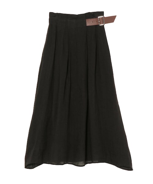 ライトリネンフレアースカート